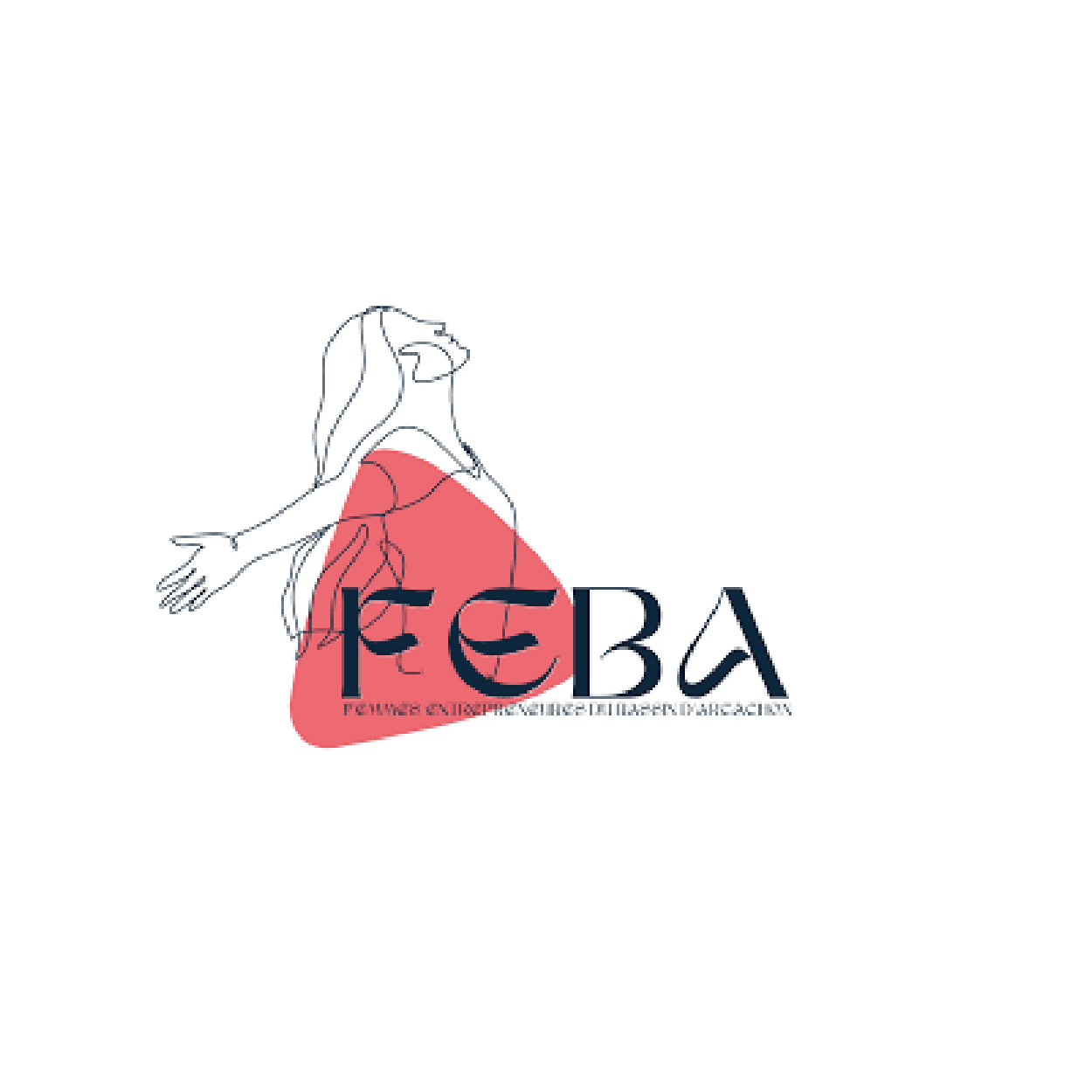 Logo de femmes entrepreneures du bassin d'arcachon (FEBA), qui a fait appel aux services de Élodie Mabire.